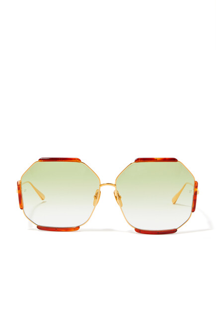 Margot Hexagon Sunglasses